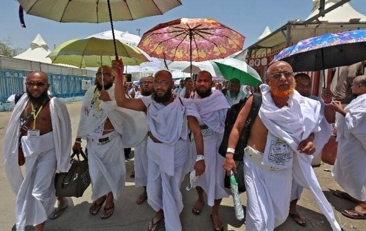 Before traveling to Mina, Hajj pilgrims perform their final rituals in Mecca.