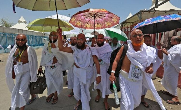 Before traveling to Mina, Hajj pilgrims perform their final rituals in Mecca.